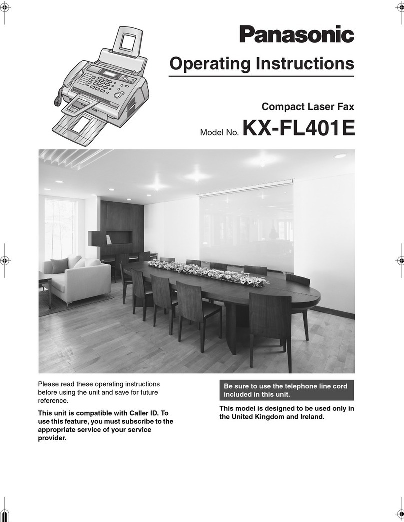 Panasonic KX-FL401E operating instructions