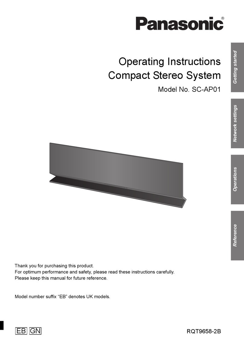 Panasonic SC-AP01 operating instructions