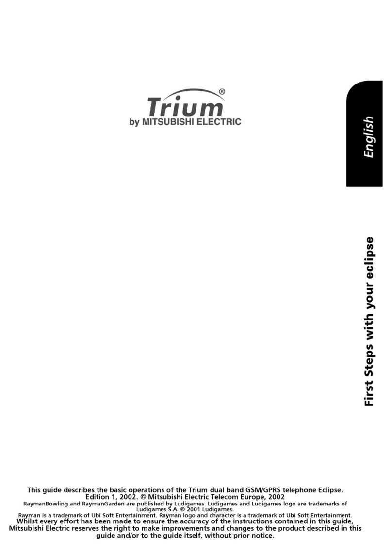 Mitsubishi TRIUM ECLIPSE user guide