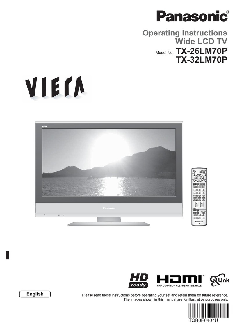 Panasonic Viera TX-26LM70P User manual