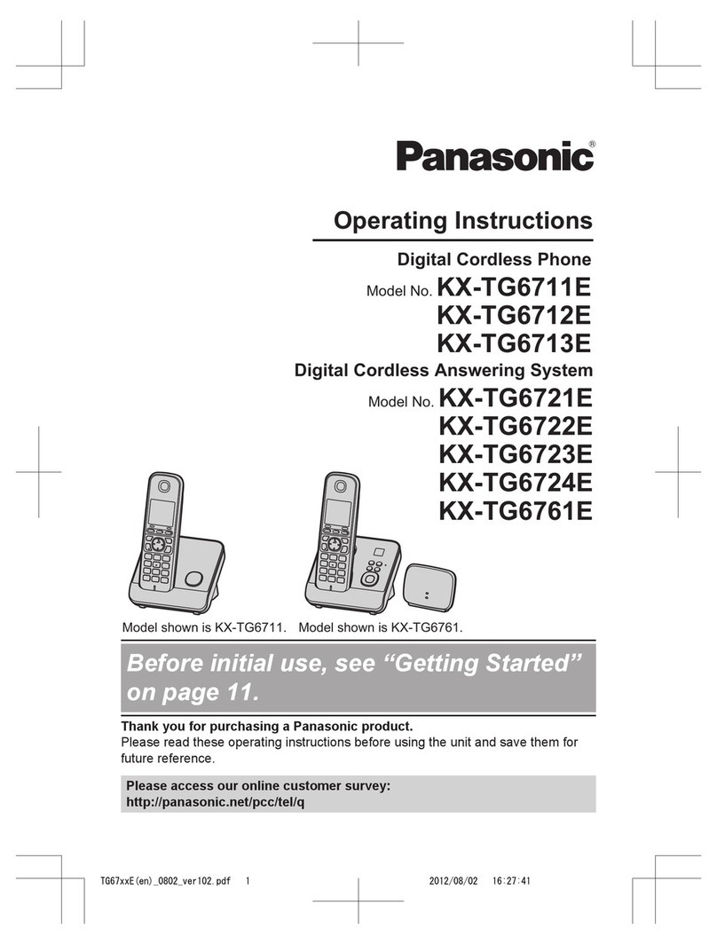 Panasonic KX-TG6711E User manual