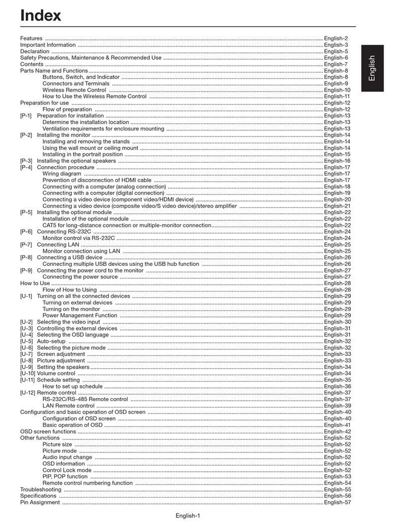 Mitsubishi LDT551V User manual