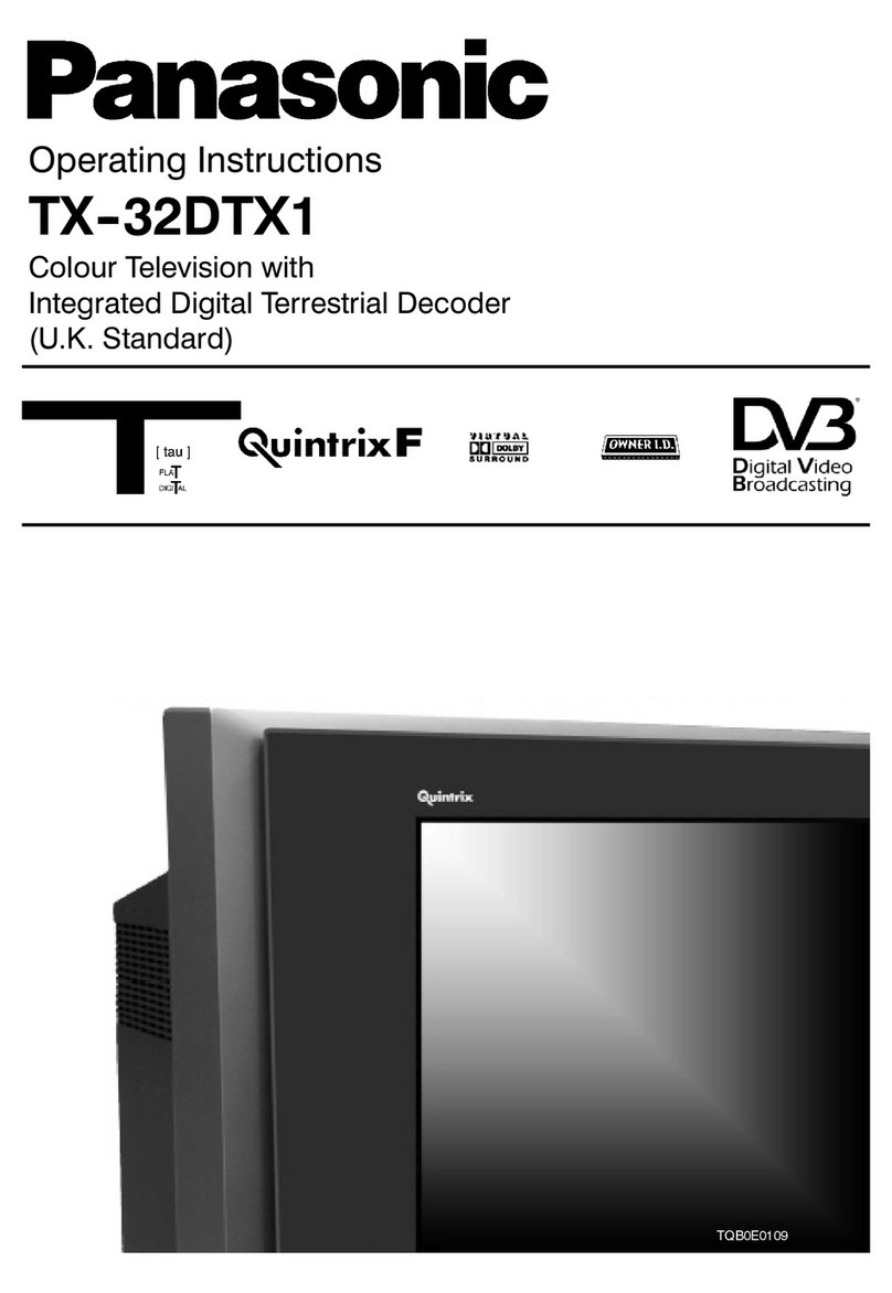 Panasonic TX32DTX-1 User manual Panasonic TX32DTX-1 User manual
