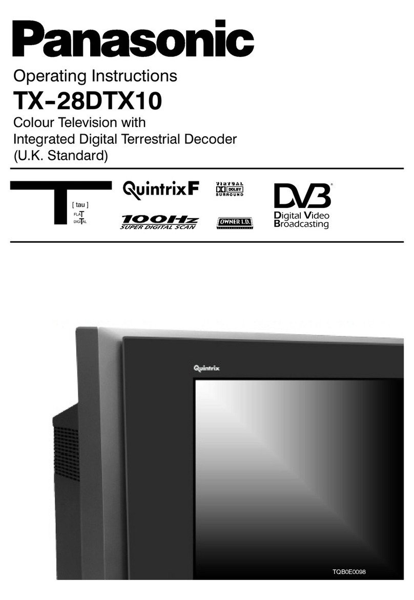 Panasonic TX-28DTX10 User manual Panasonic TX-28DTX10 User manual