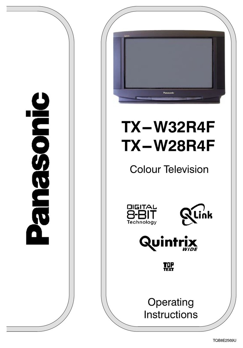 Panasonic TX-W32R4 operating instructions