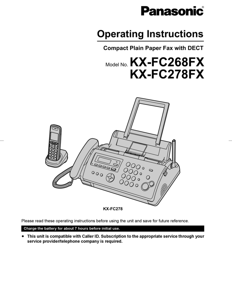 Panasonic KX-FC268FX User manual