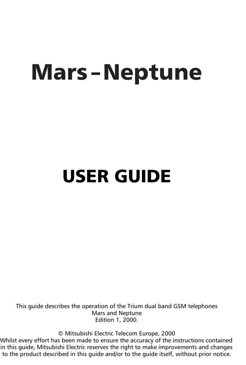 Mitsubishi Trium MARS User manual Mitsubishi Trium MARS User manual