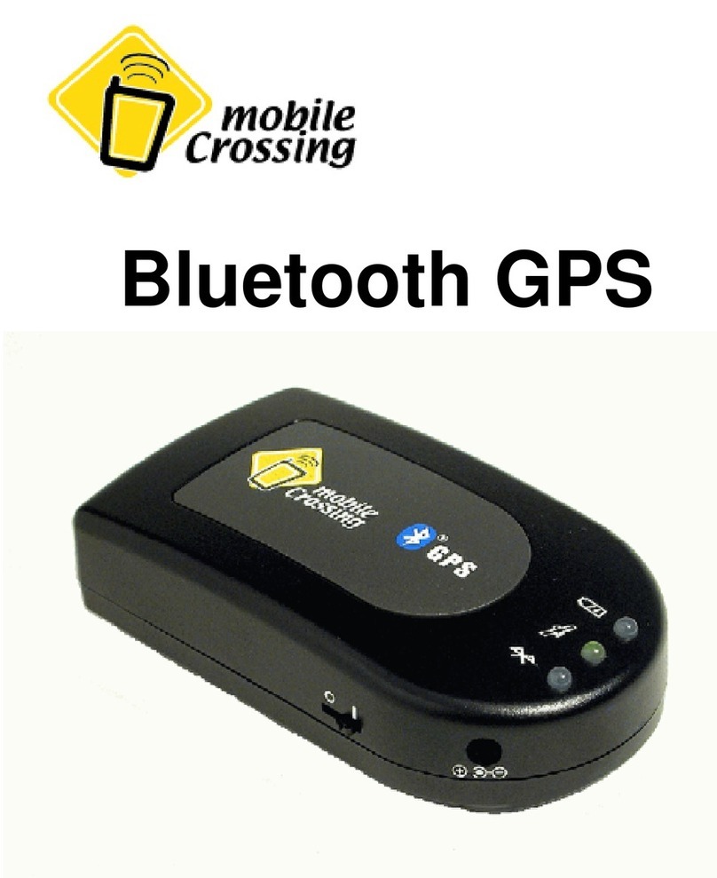 Mobile Crossing BLUETOOTH GPS user guide
