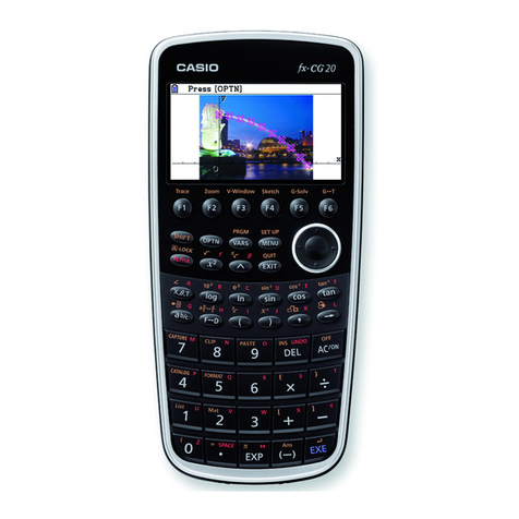 Casio FX-CG20 User manual