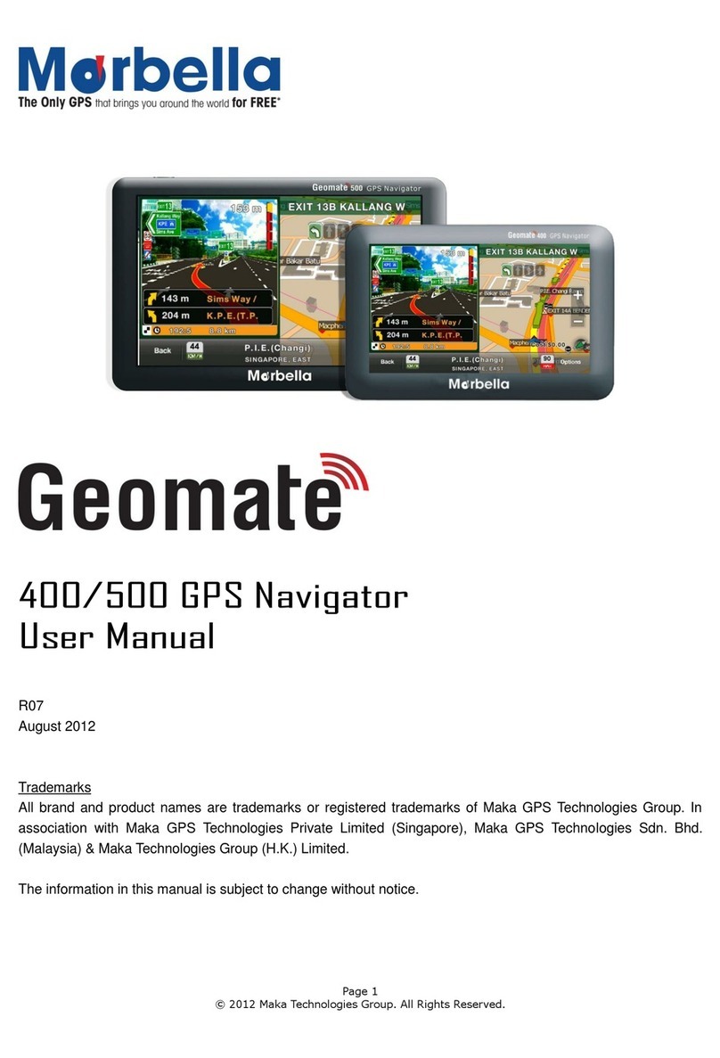 Marbella Geomate 400 User manual