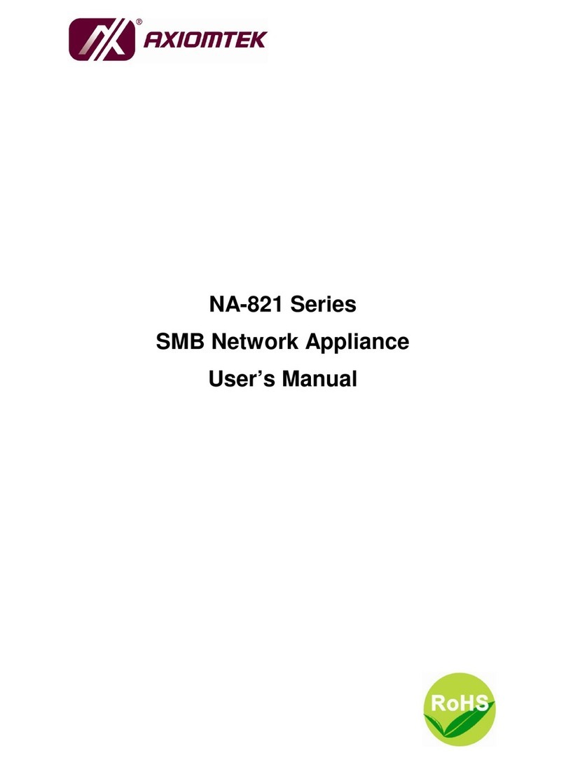 AXIOMTEK NA-821 Series User manual