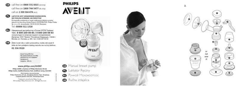 Philips Avent SCD281/00 User manual Philips Avent SCD281/00 User manual