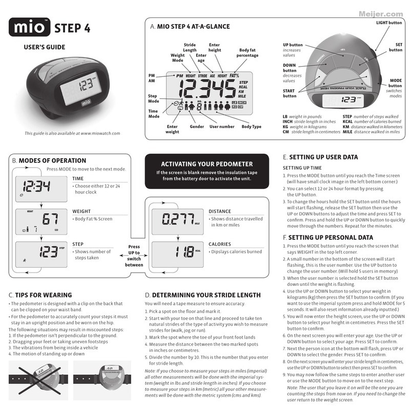Mio MIO Step 4 user guide