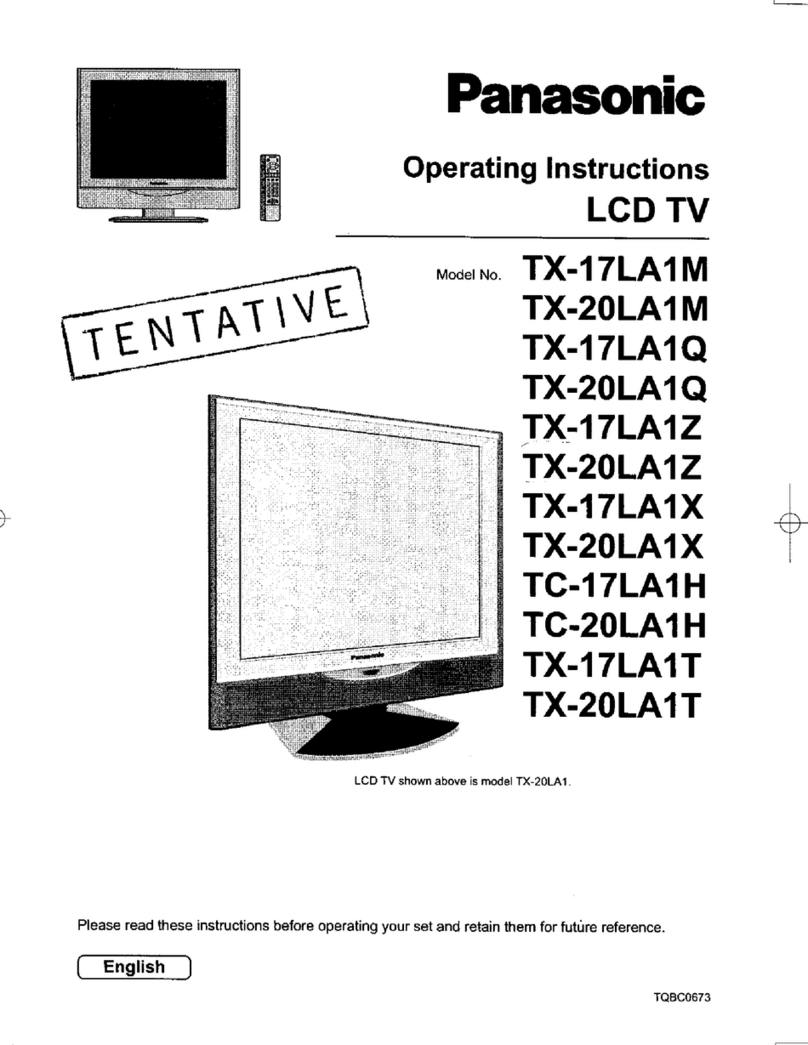 Panasonic TX-17LA1M User manual