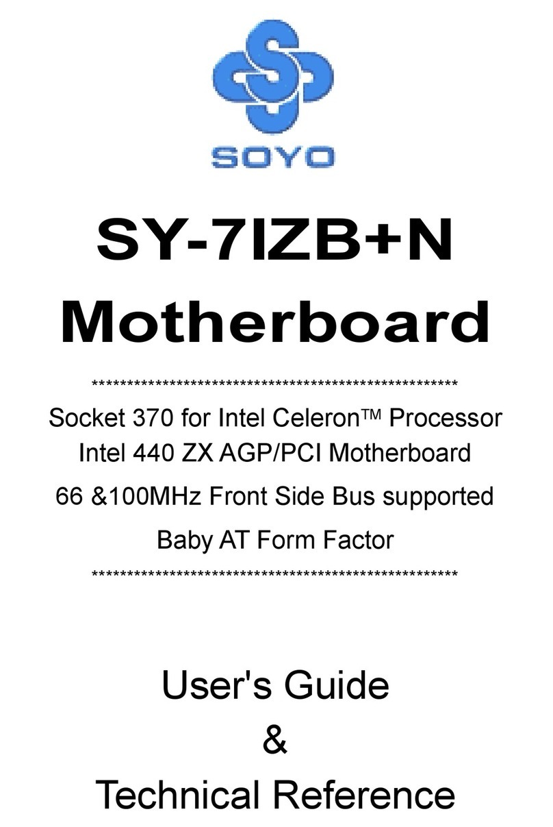 SOYO SY-7IZB+N User's guide & technical reference
