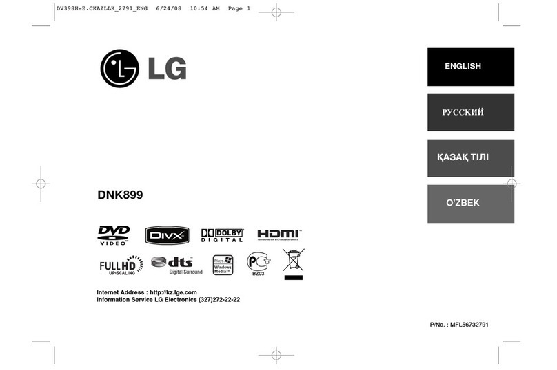 LG DNK-899 manual&nbsp;