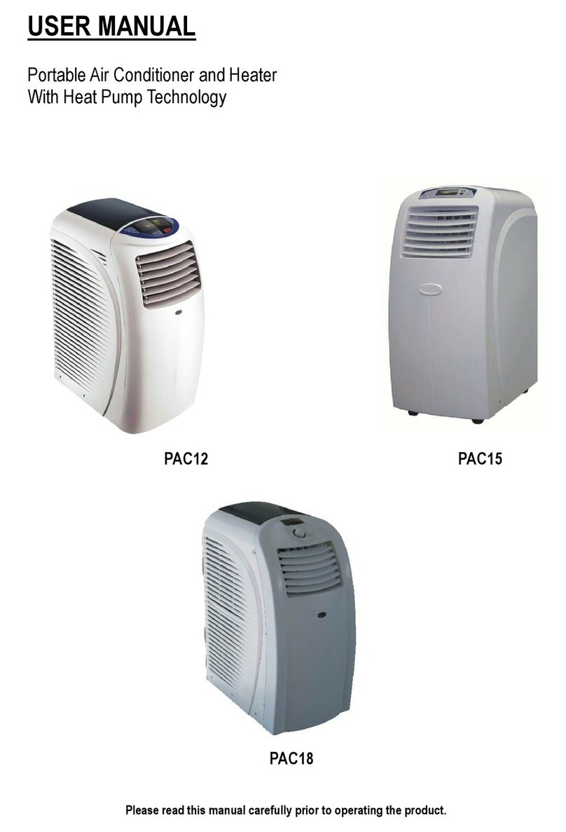 Soleus Air PAC12 user manual Soleus Air PAC12 user manual