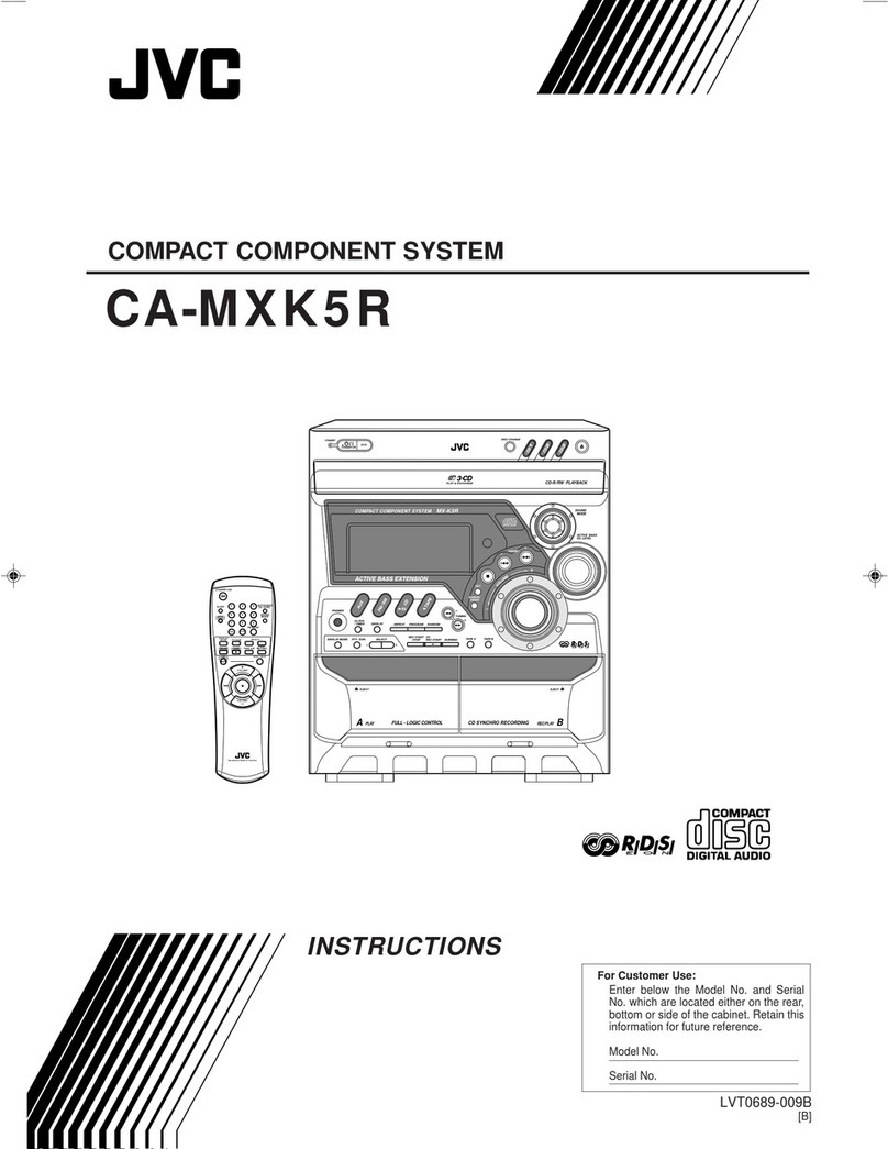 JVC CA-MXK5R User manual