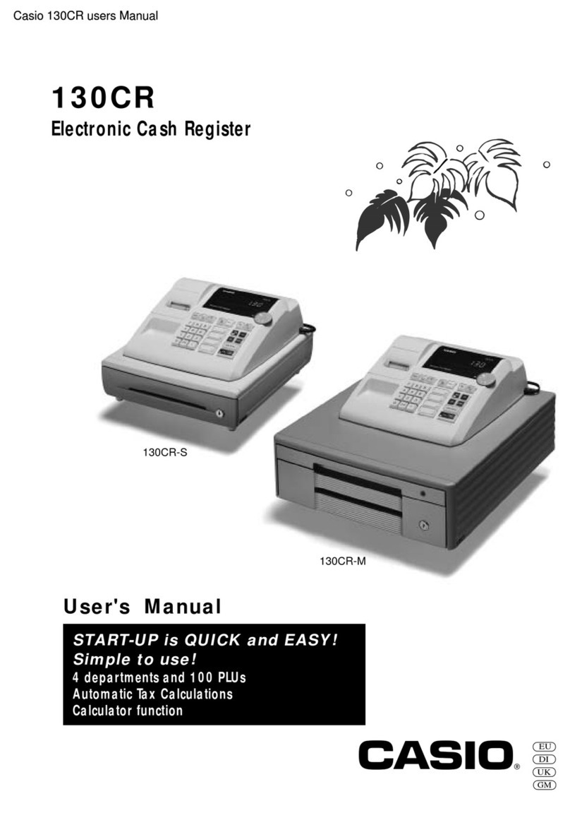 Casio 130CR user manual