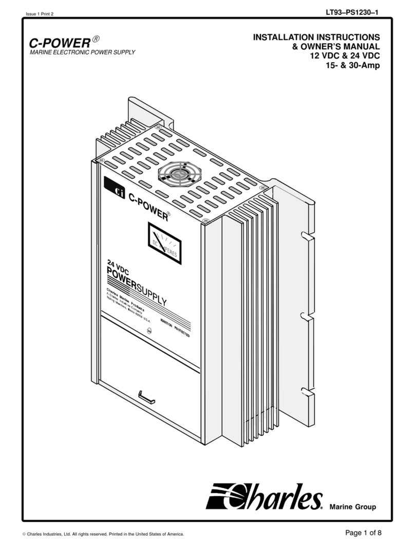 Charles C-Power 93-PS2415 Service manual