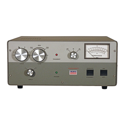 Palstar COMMANDER II 2 METER VHF owner's manual