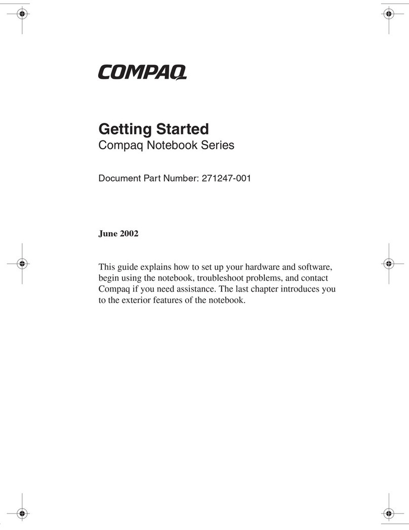 Compaq Compaq Notebook Series User manual