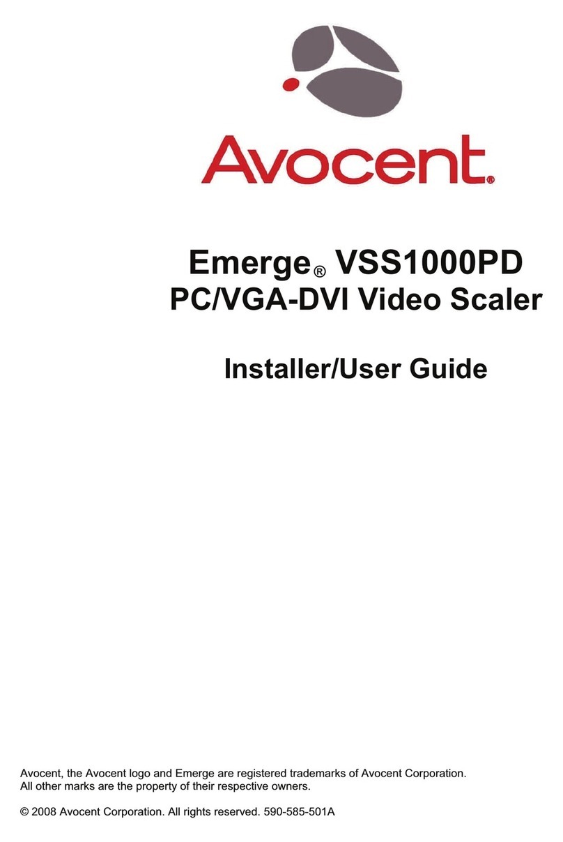 Avocent Emerge VSS1000PD user guide