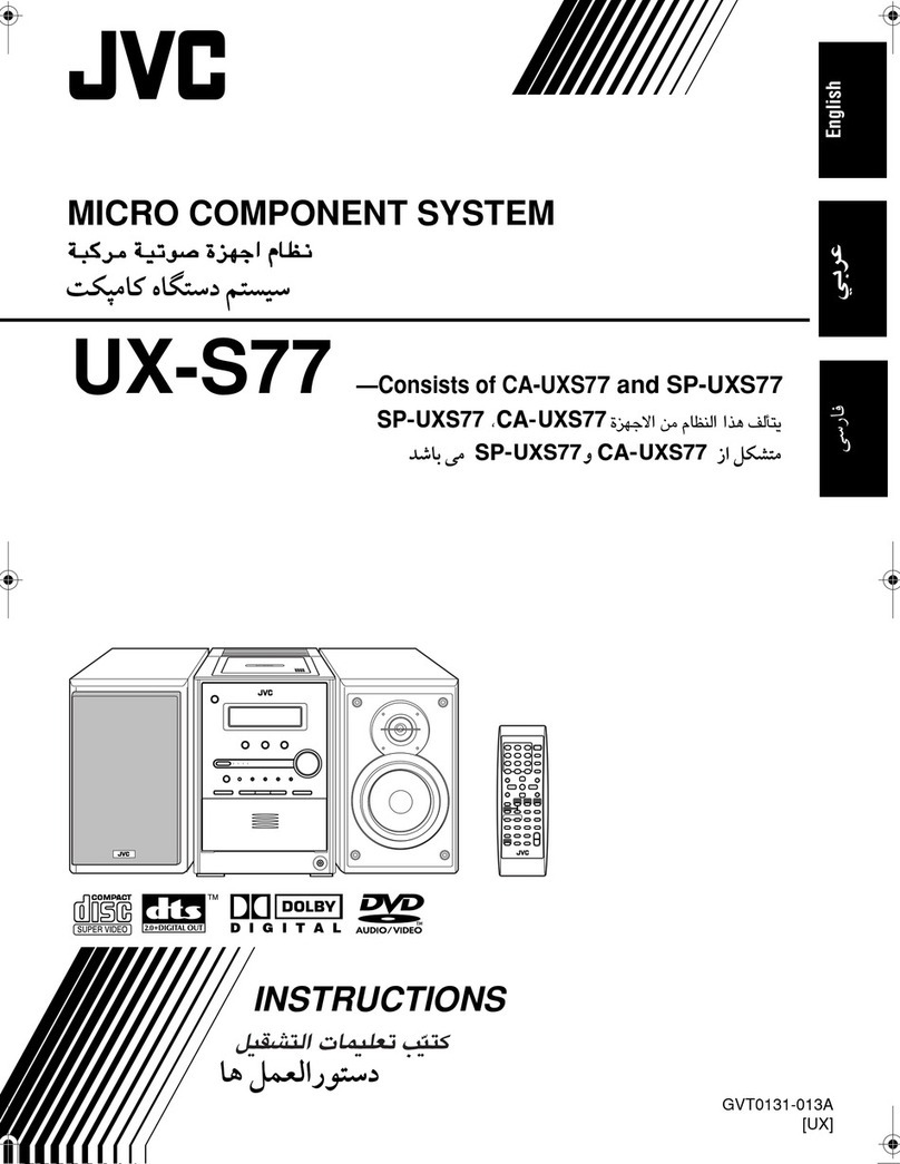 JVC UX-S77 User manual