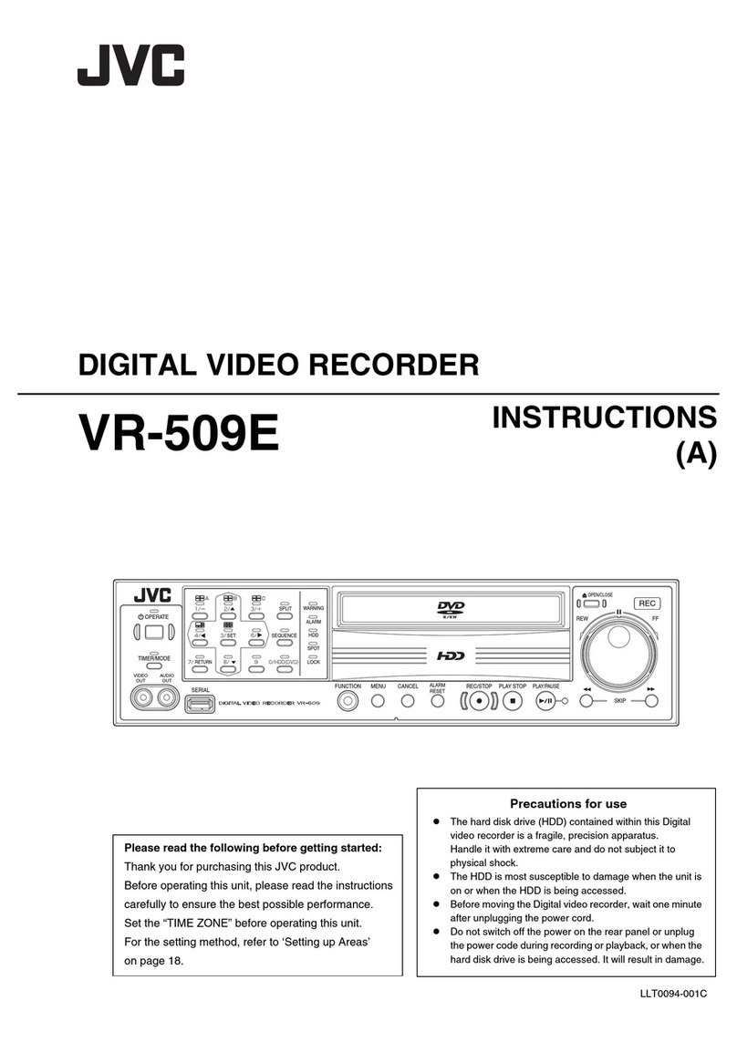 JVC VR-509E User manual
