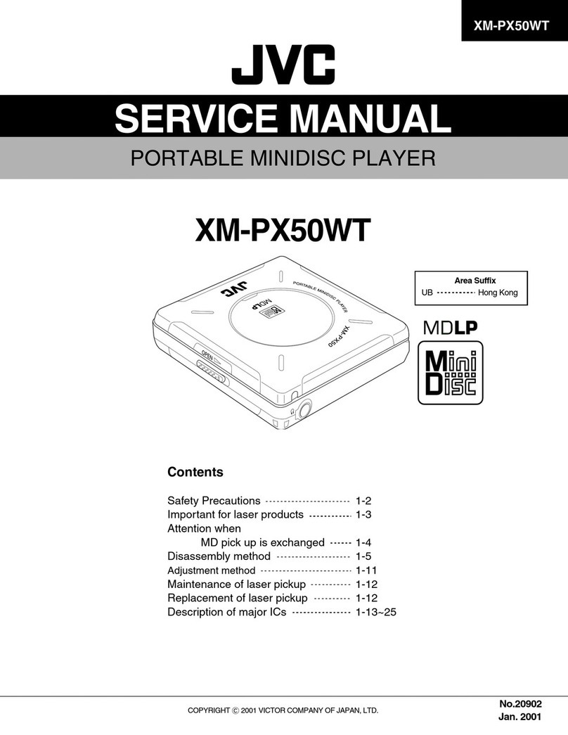 JVC XM-PX50WT Service manual