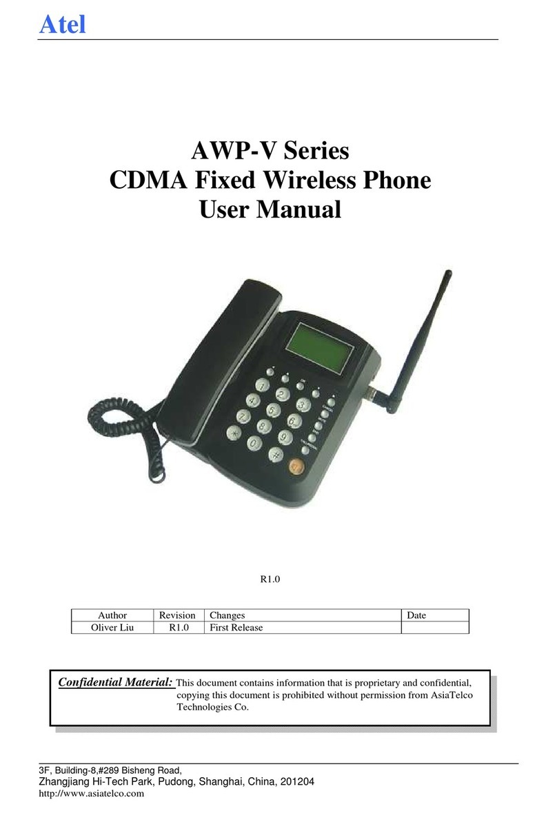 Atel AWP-V Series user manual