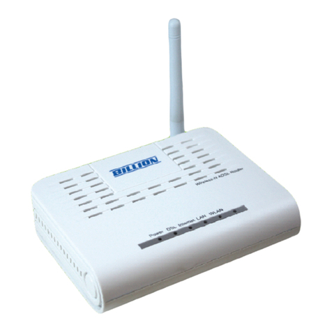 Billion BiPAC 5400SW Installation and operation manual