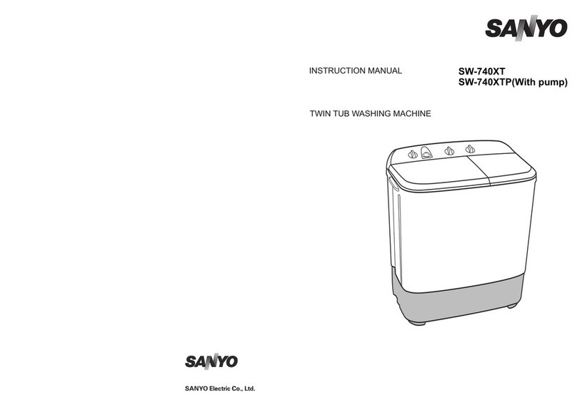 Sanyo SW-740XT User manual