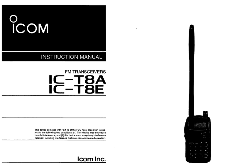Icom IC-T8A User manual