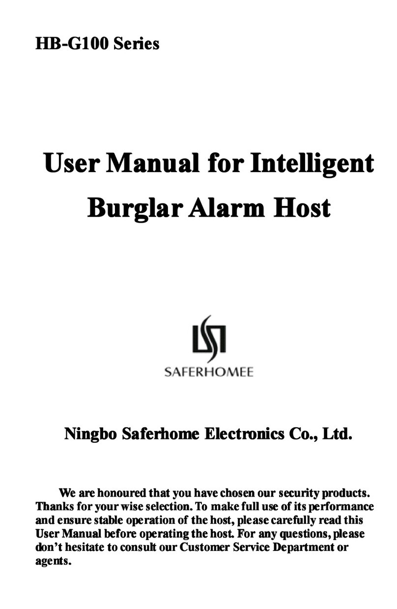 Saferhome HB-G100 Series user manual Saferhome HB-G100 Series user manual