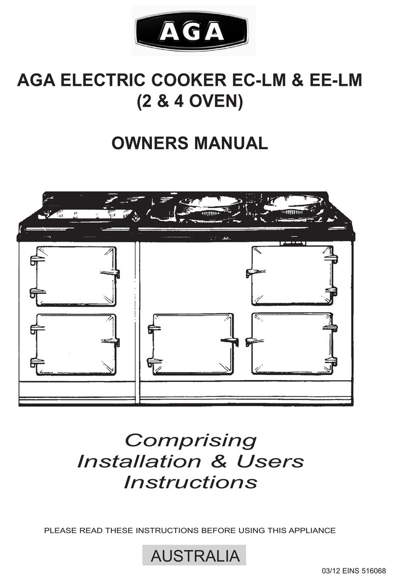 AGA EC LM owner's manual
