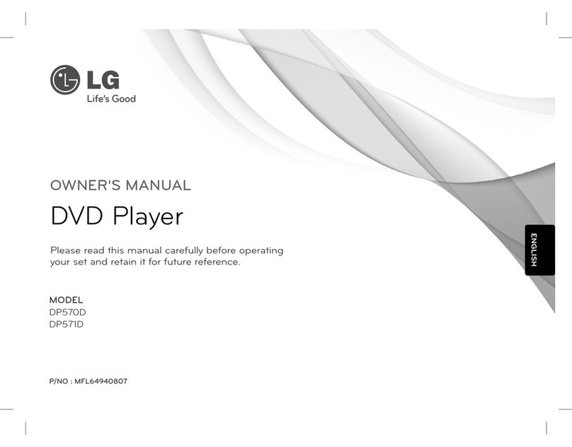 LG DP-570D User manual