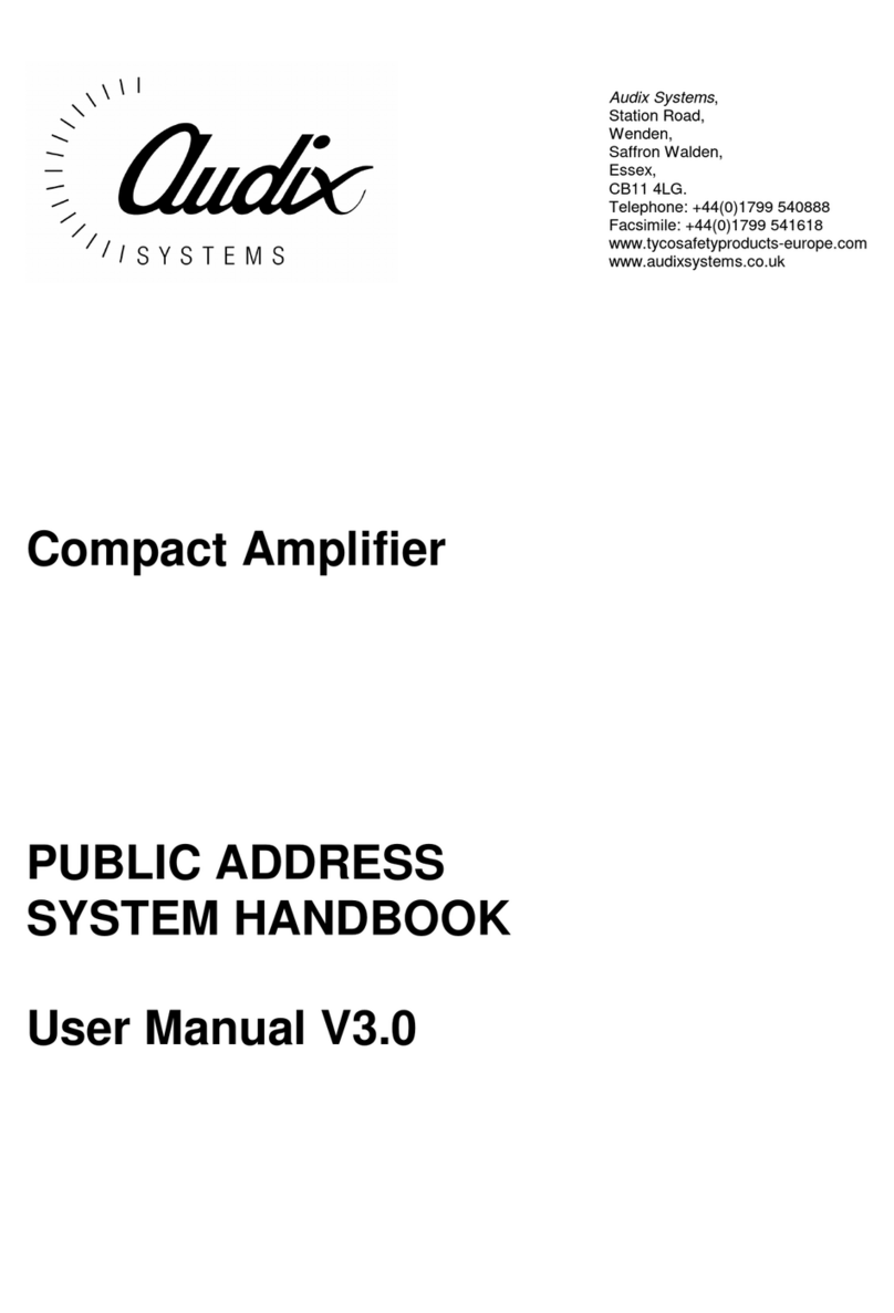 Audix Compact User manual