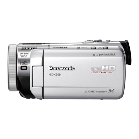 Panasonic HC-X909 User manual