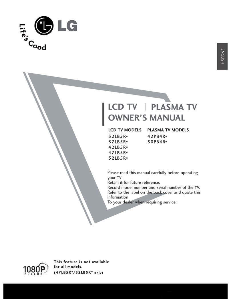 LG 32LB5R Series User manual