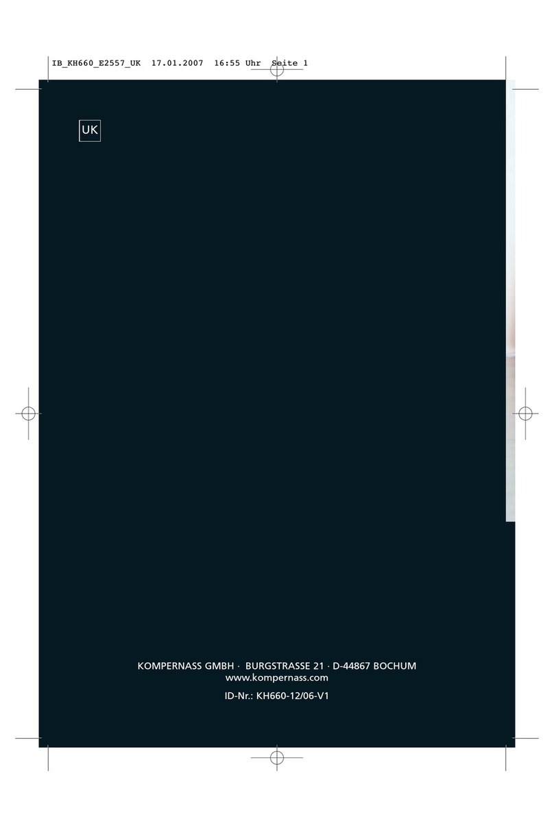 Bifinett KH 660 operating instructions