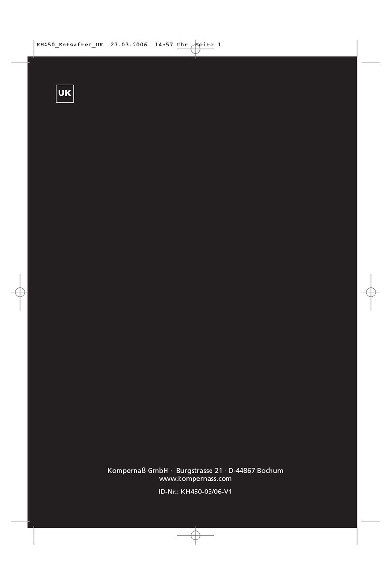 Kompernass KH 450 operating instructions