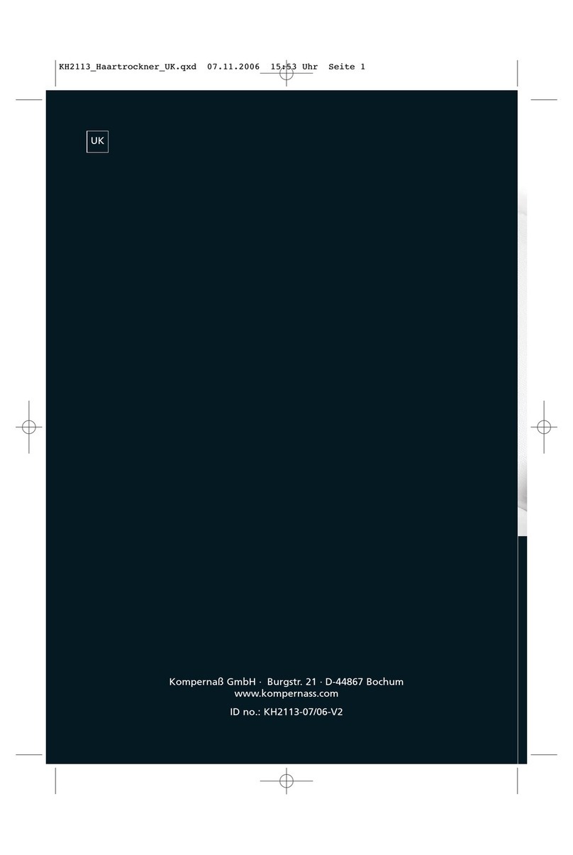 Kompernass KH2113 Professional User manual