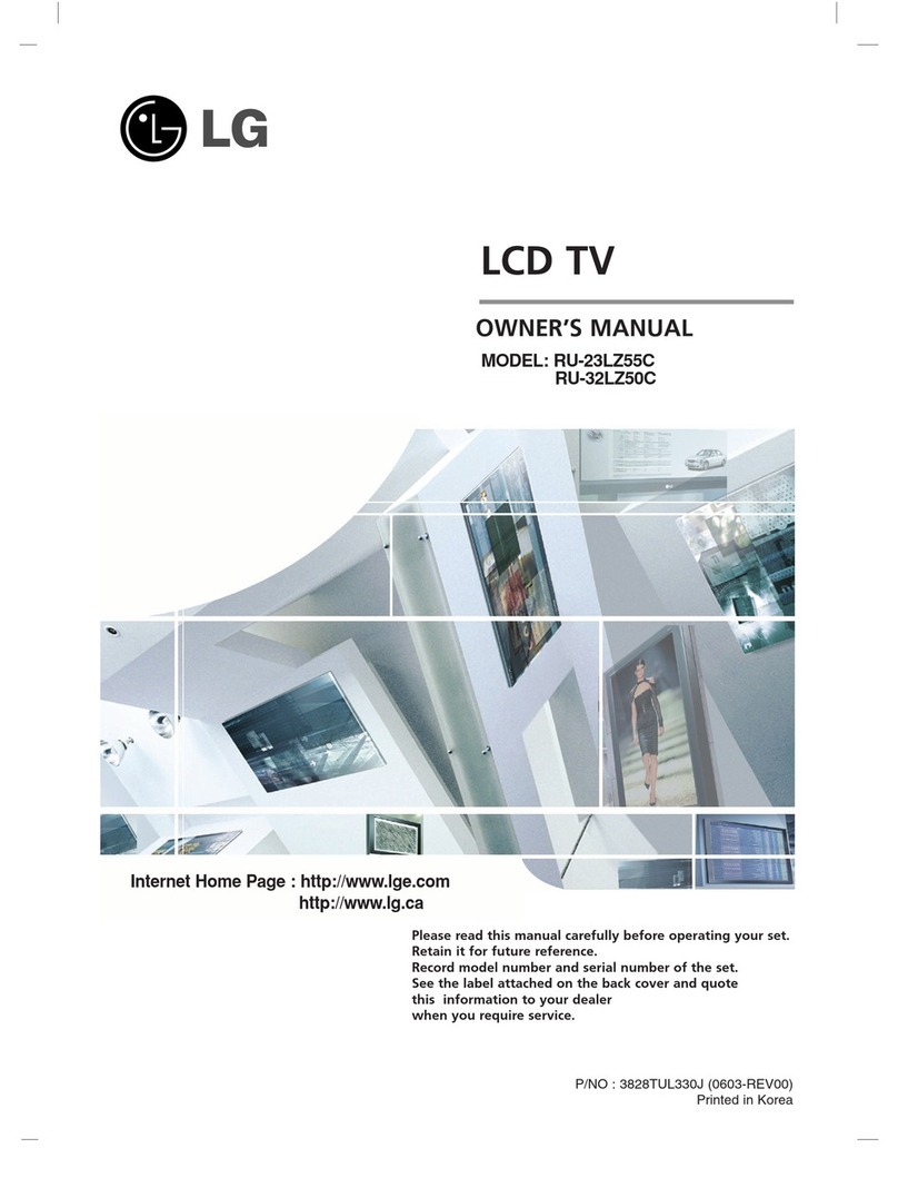 LG RM-23LZ55C owner's manual