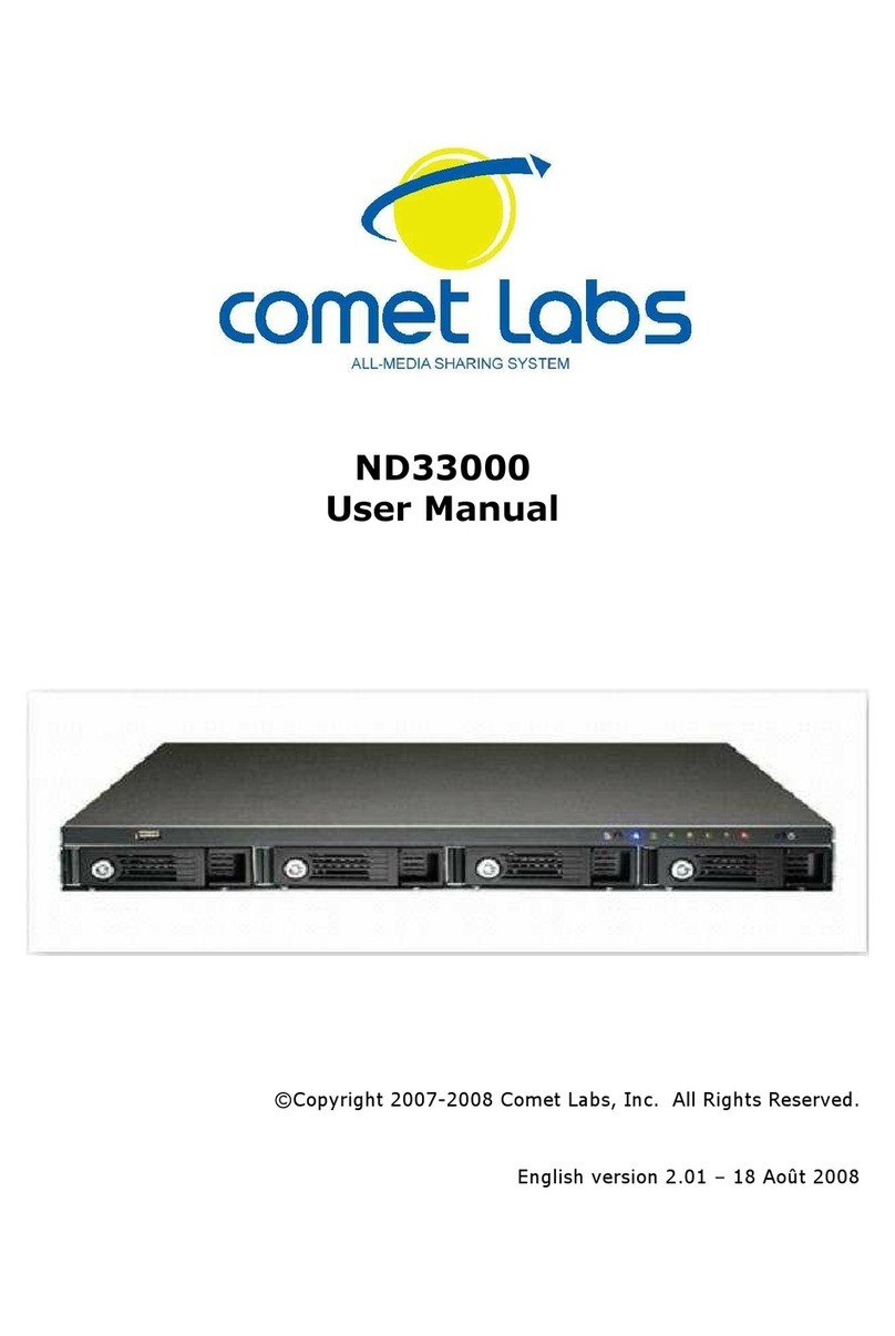 Comet Labs ND33000 User manual