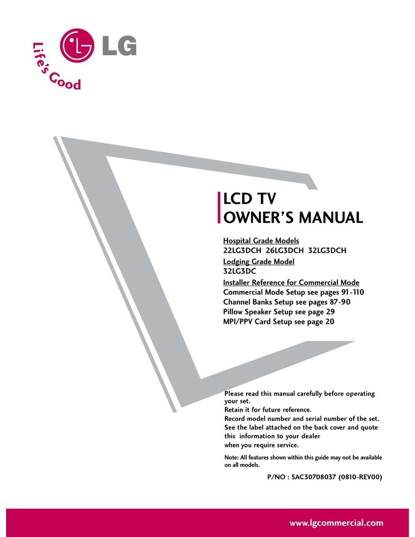 LG LCD TV User manual