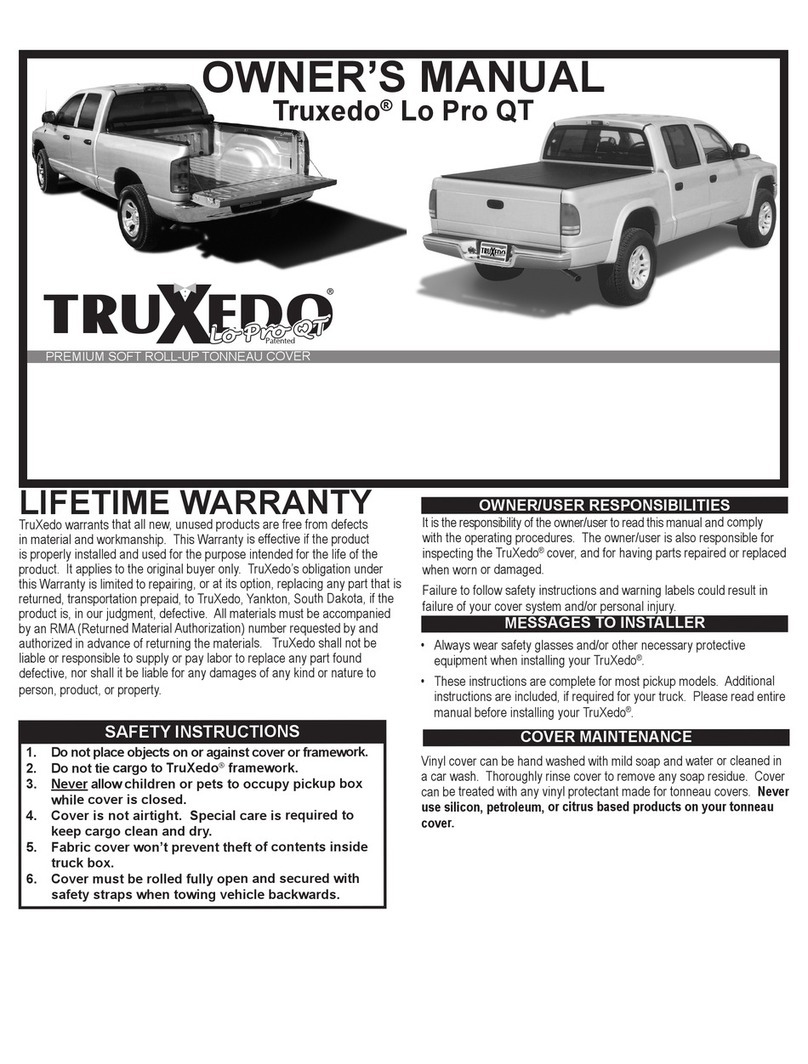 TruXedo Lo Pro QT User manual