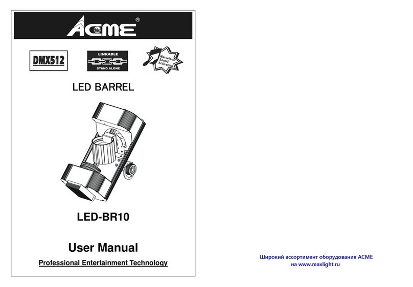 ACME LED-BR10 User manual ACME LED-BR10 User manual