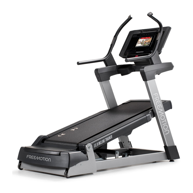 FREE MOTION i11.9 INCLINE TRAINER User manual
