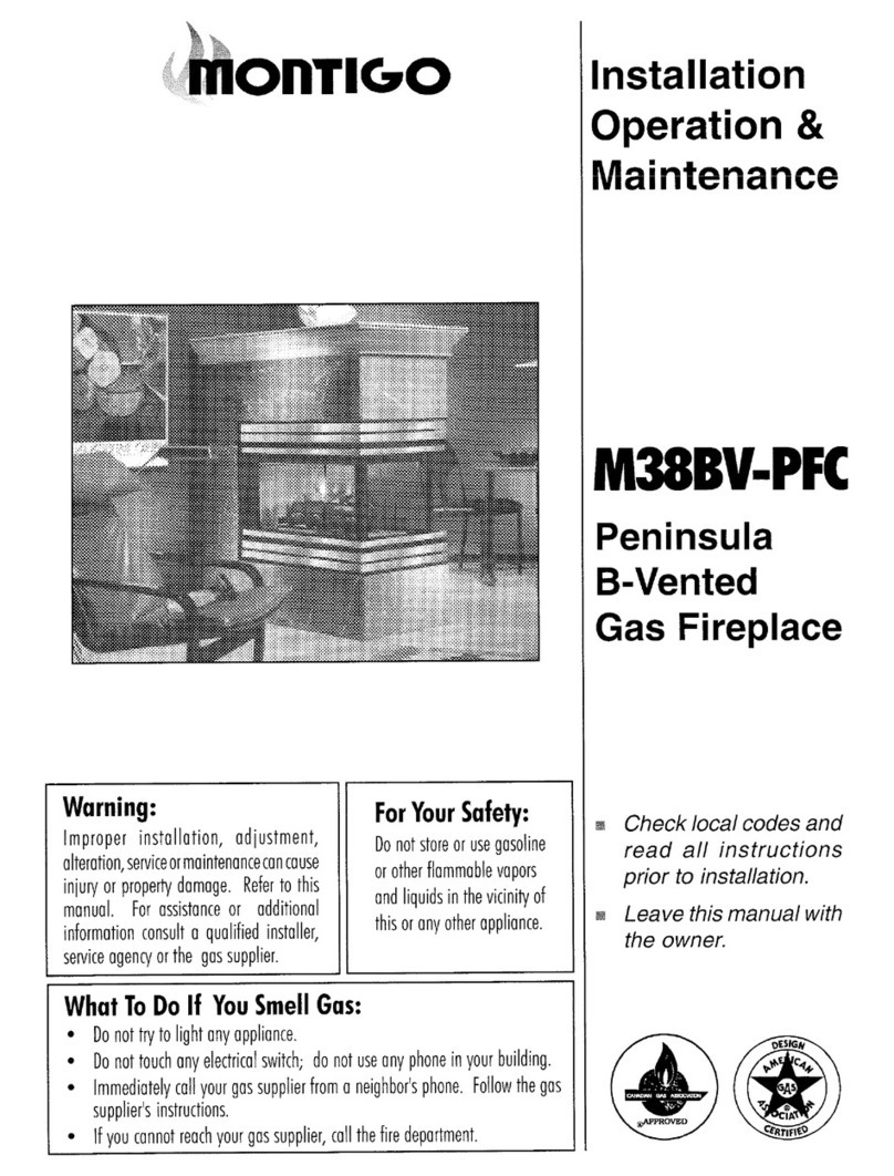Montigo M38BV-PFC Installation and operating instructions